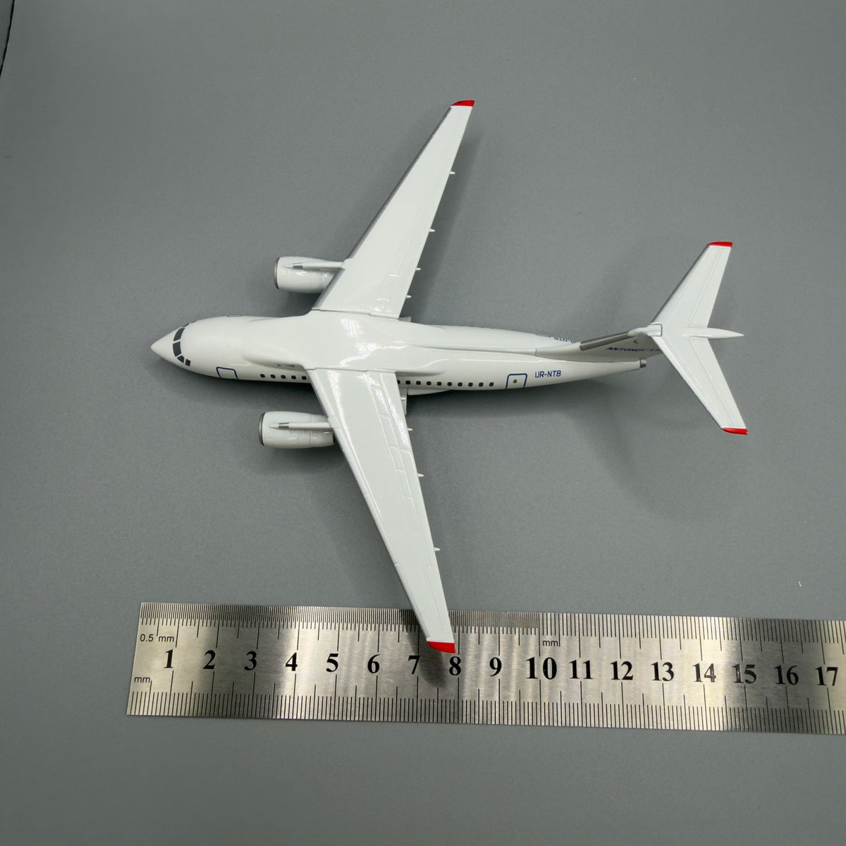 Antonov An-148-100A ADB Antonov “Production Testing” UR-NTB — 1:200 Scale Model