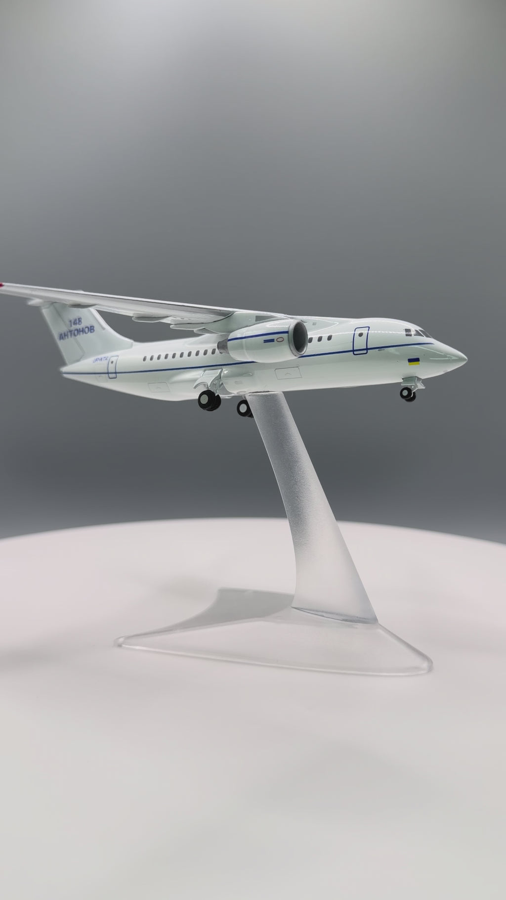 Antonov An-148-100B ADB Antonov “Demonstrator” UR-NTA — 1:200 Scale Model