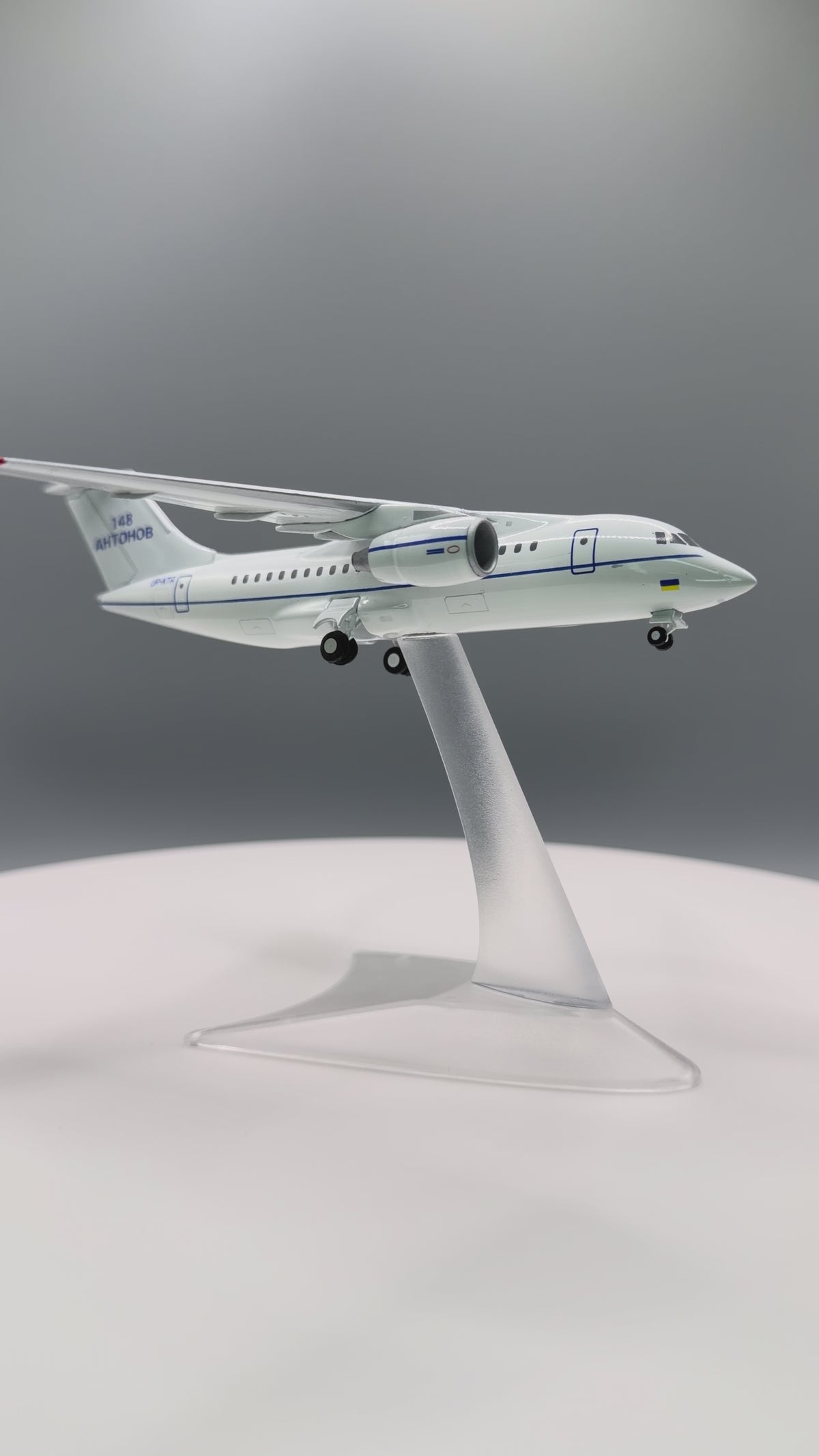 Antonov An-148-100B ADB Antonov “Demonstrator” UR-NTA — 1:200 Scale Model